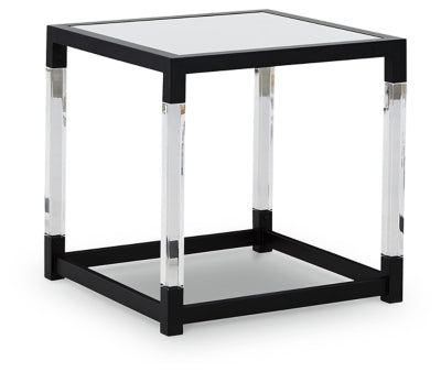 Ashley Signature Design Nallynx End Table Metallic Gray T197-2