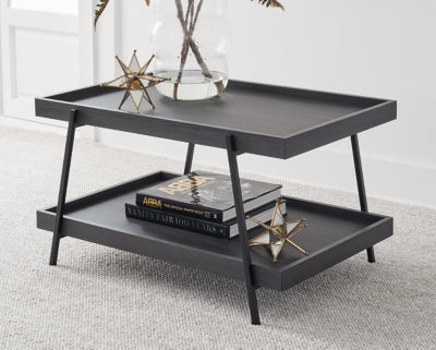 Ashley Signature Design Yarlow Coffee Table Black T215-1