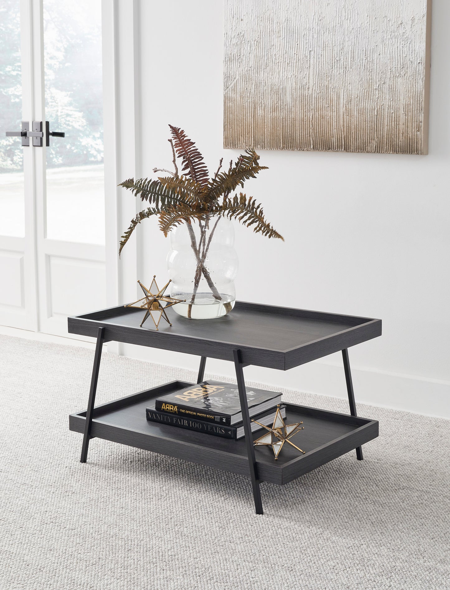 Ashley Signature Design Yarlow Coffee Table Black T215-1