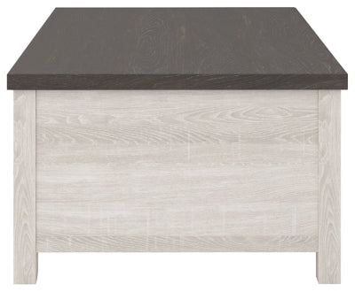 Ashley Signature Design Dorrinson Coffee Table with Lift Top Two-tone T287-9