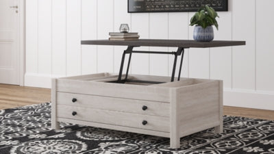 Ashley Signature Design Dorrinson Coffee Table with Lift Top Two-tone T287-9