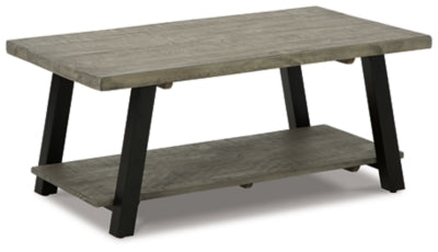 Ashley Signature Design Brennegan Coffee Table Gray/Black T323-1