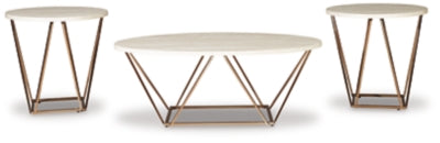 Ashley Signature Design Tarica Table (Set of 3) Two-tone T385-13