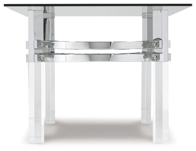 Ashley Signature Design Braddoni Coffee Table Chrome Finish T420-1