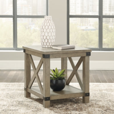 Ashley Signature Design Aldwin End Table Gray T457-3