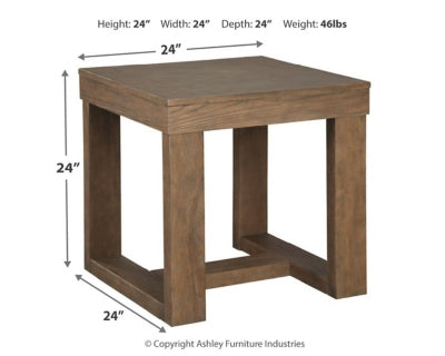 Ashley Signature Design Cariton End Table Gray T471-2