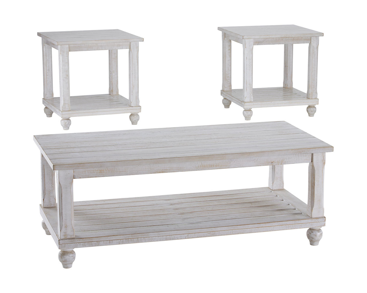 Ashley Signature Design Cloudhurst Table (Set of 3) White T488-13