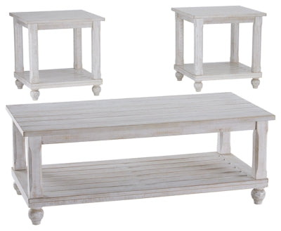 Ashley Signature Design Cloudhurst Table (Set of 3) White T488-13