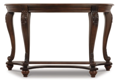 Ashley Signature Design Norcastle Sofa/Console Table Dark Brown T499-4