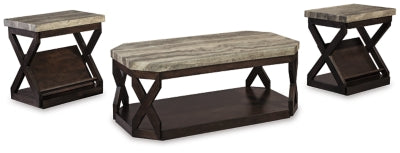 Ashley Signature Design Radilyn Table (Set of 3) Grayish Brown T568-13