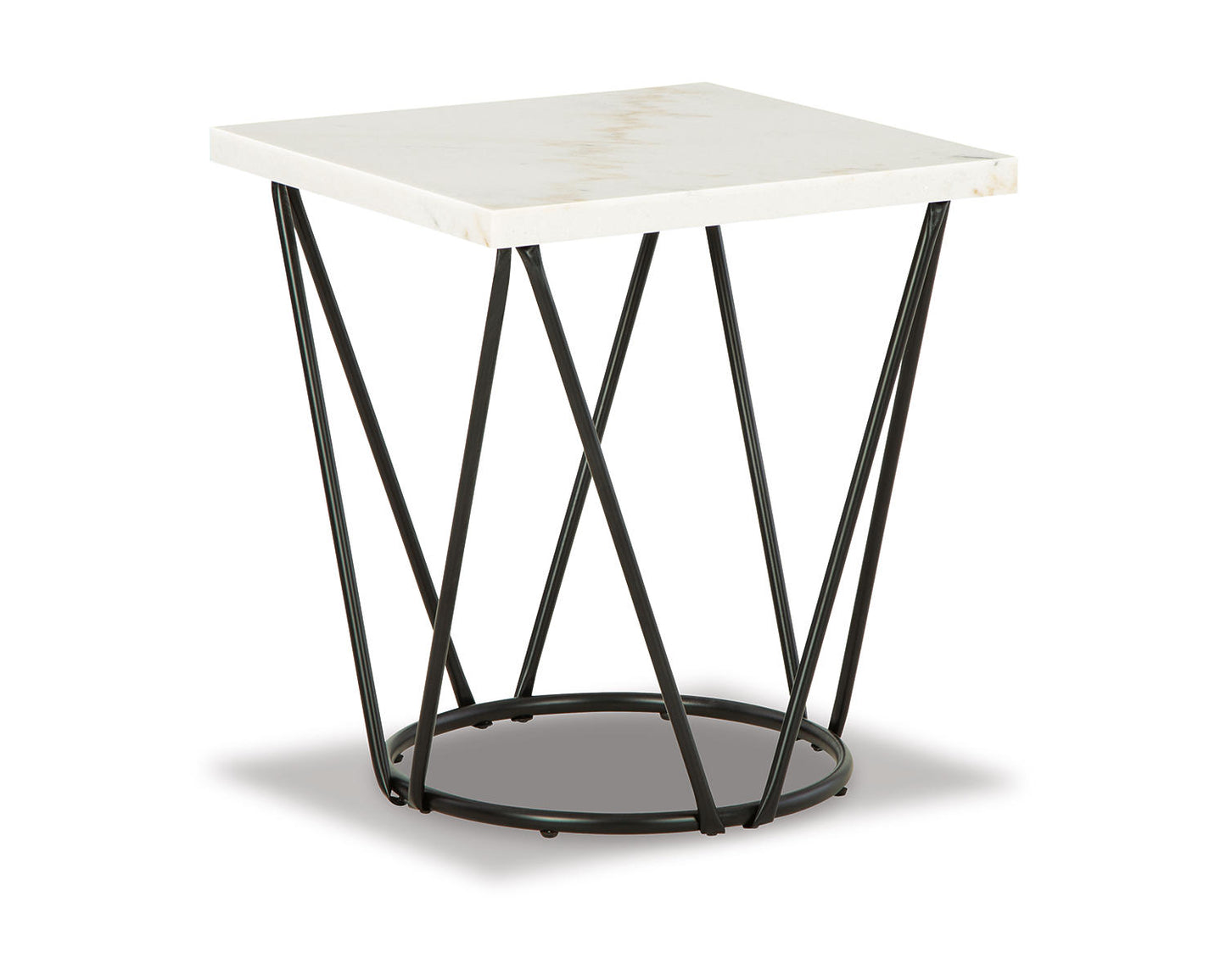 Ashley Signature Design Vancent End Table White/Black T630-2