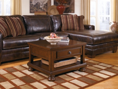 Ashley Signature Design Porter Coffee Table with Lift Top Rustic Brown T697-0