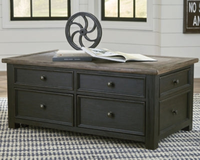 Ashley Signature Design Tyler Creek Coffee Table with Lift Top Grayish Brown/Black T736-20