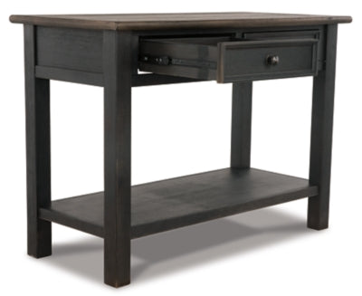 Ashley Signature Design Tyler Creek Sofa/Console Table Grayish Brown/Black T736-4