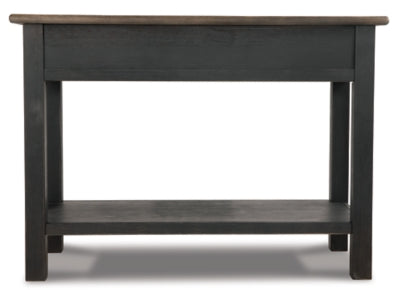 Ashley Signature Design Tyler Creek Sofa/Console Table Grayish Brown/Black T736-4