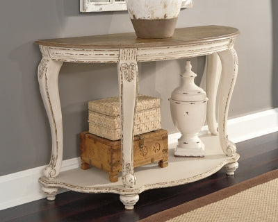 Ashley Signature Design Realyn Sofa Table White/Brown T743-4