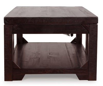 Ashley Signature Design Rogness Coffee Table with Lift Top Rustic Brown T745-9