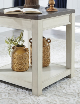 Ashley Signature Design Bolanburg End Table Brown/White T751-2