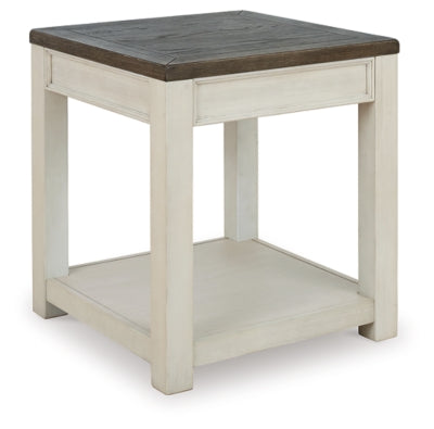 Ashley Signature Design Bolanburg End Table Brown/White T751-2