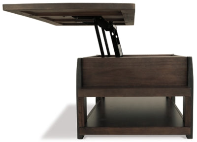 Ashley Signature Design Vailbry Coffee Table with Lift Top Brown T758-9