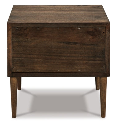 Ashley Signature Design Kisper End Table Dark Brown T802-2