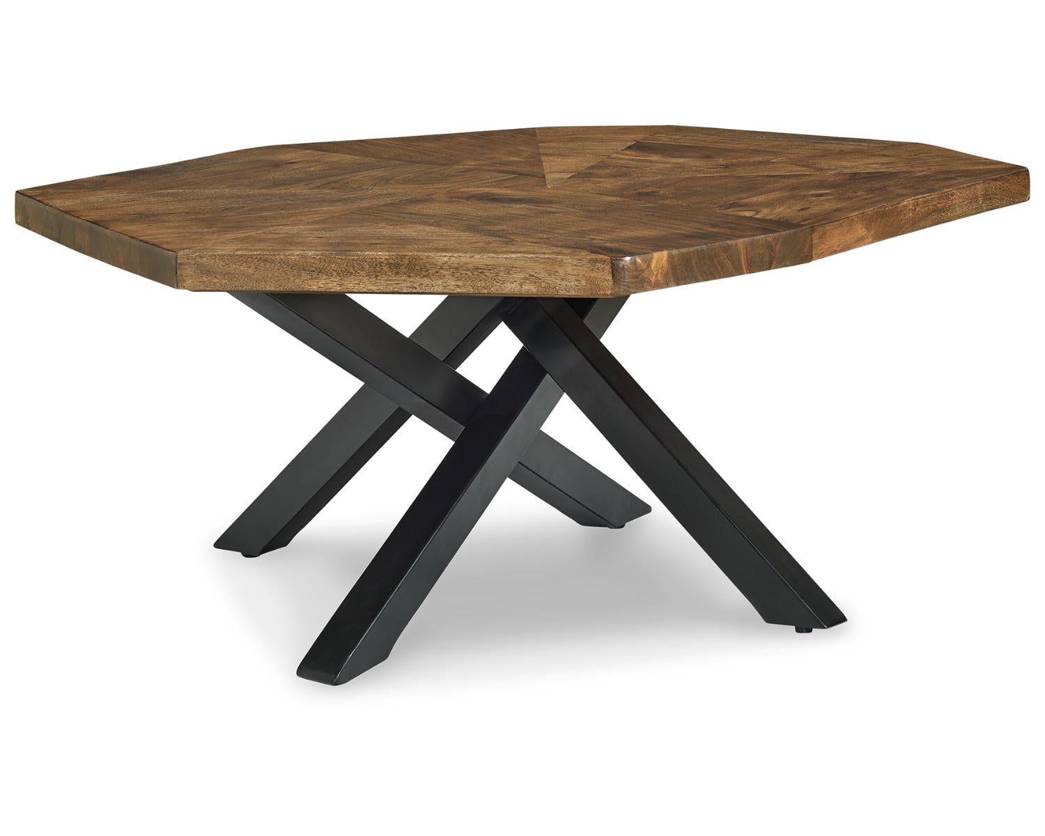 Ashley Signature Design Haileeton Coffee Table Black/Gray;Brown/Beige T806-8