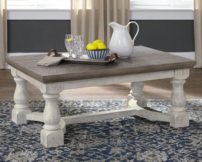 Ashley Signature Design Havalance Coffee Table Gray/White T814-1