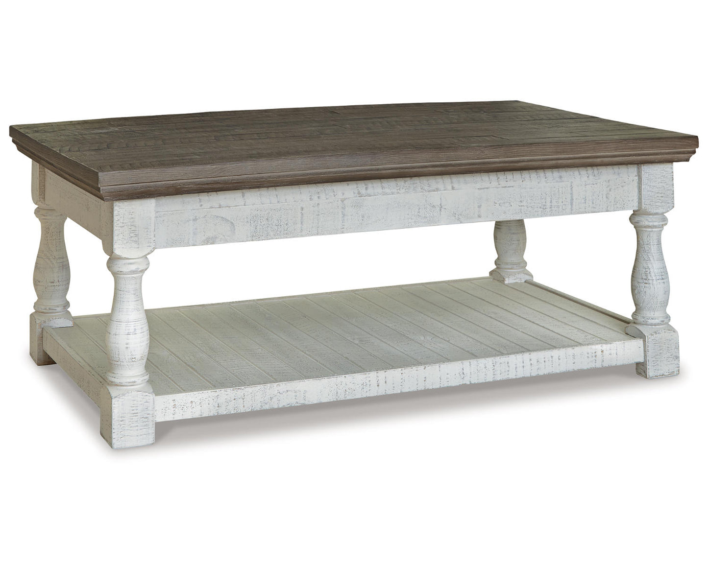 Ashley Signature Design Havalance Lift-Top Coffee Table White;Brown/Beige T814-9