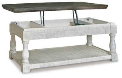 Ashley Signature Design Havalance Lift-Top Coffee Table Gray/White T814-9