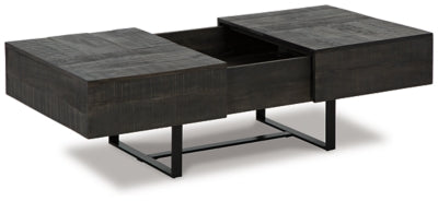 Ashley Signature Design Kevmart Coffee Table Grayish Brown/Black T828-20