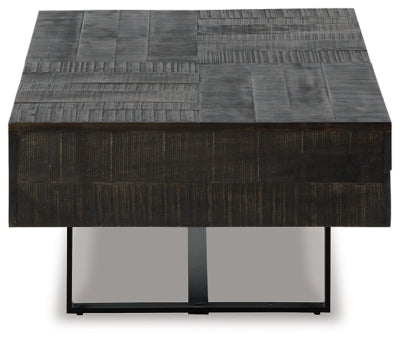 Ashley Signature Design Kevmart Coffee Table Grayish Brown/Black T828-20