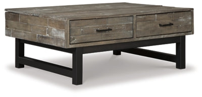 Ashley Signature Design Mondoro Coffee Table with Lift Top Grayish Brown T891-9