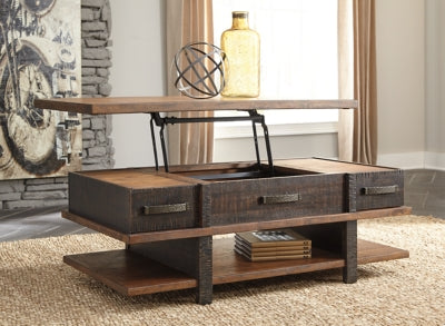 Ashley Signature Design Stanah Coffee Table with Lift Top Two-tone T892-9