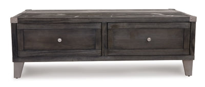 Ashley Signature Design Todoe Coffee Table with Lift Top Dark Gray T901-9