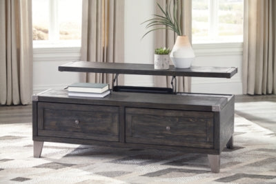 Ashley Signature Design Todoe Coffee Table with Lift Top Dark Gray T901-9