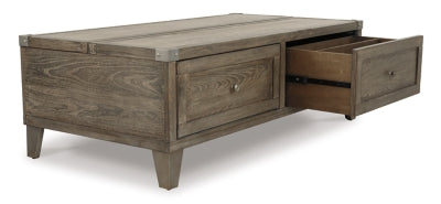 Ashley Signature Design Chazney Coffee Table with Lift Top Rustic Brown T904-9