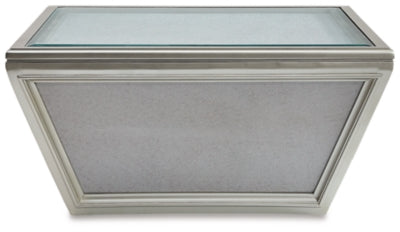 Ashley Signature Design Traleena Coffee Table Silver Finish T957-8