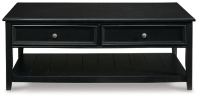 Ashley Signature Design Beckincreek Coffee Table Black T959-1