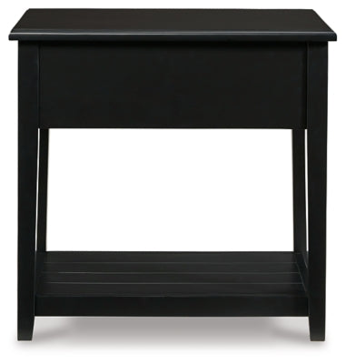 Ashley Signature Design Beckincreek End Table Black T959-3