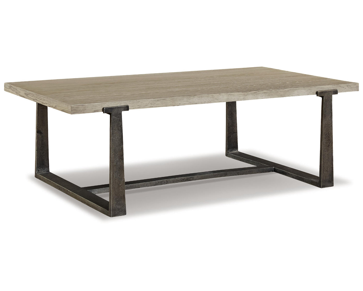 Ashley Signature Design Dalenville Coffee Table Metallic;Black/Gray;Brown/Beige T965-1