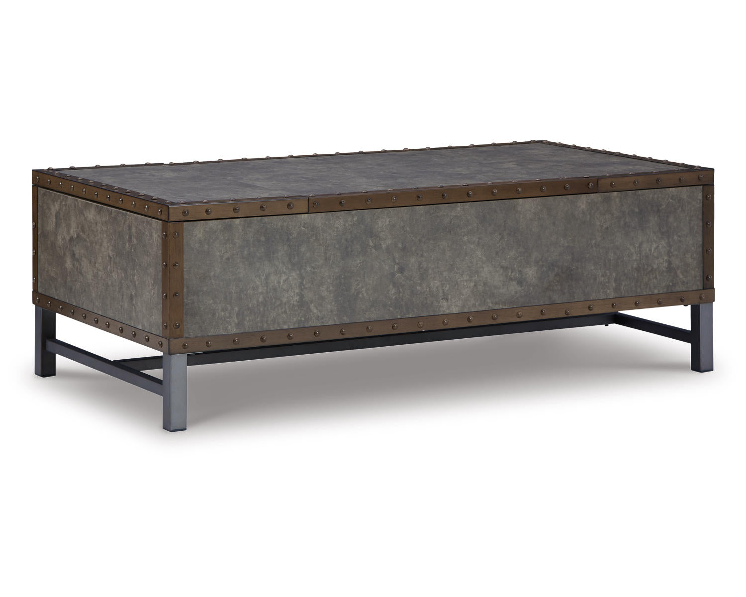 Ashley Signature Design Derrylin Lift-Top Coffee Table Black/Gray;Brown/Beige T973-9