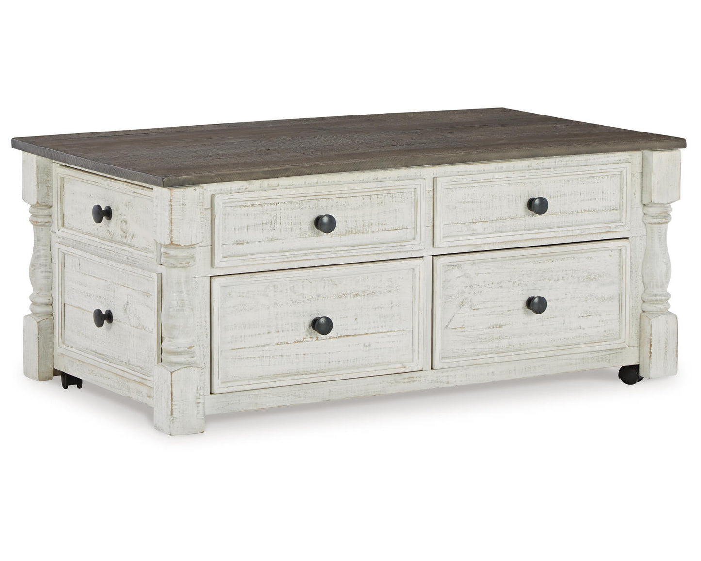 Ashley Signature Design Havalance Lift-Top Coffee Table White;Black/Gray T994-20