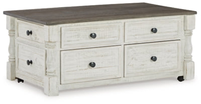 Ashley Signature Design Havalance Lift-Top Coffee Table White/Gray T994-20