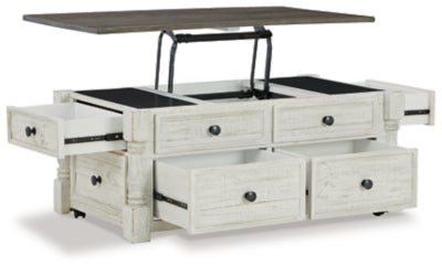 Ashley Signature Design Havalance Lift-Top Coffee Table White/Gray T994-20