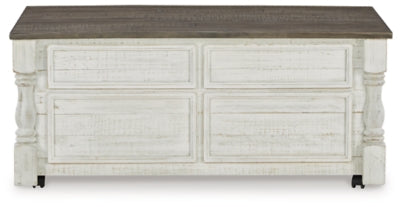 Ashley Signature Design Havalance Lift-Top Coffee Table White/Gray T994-20