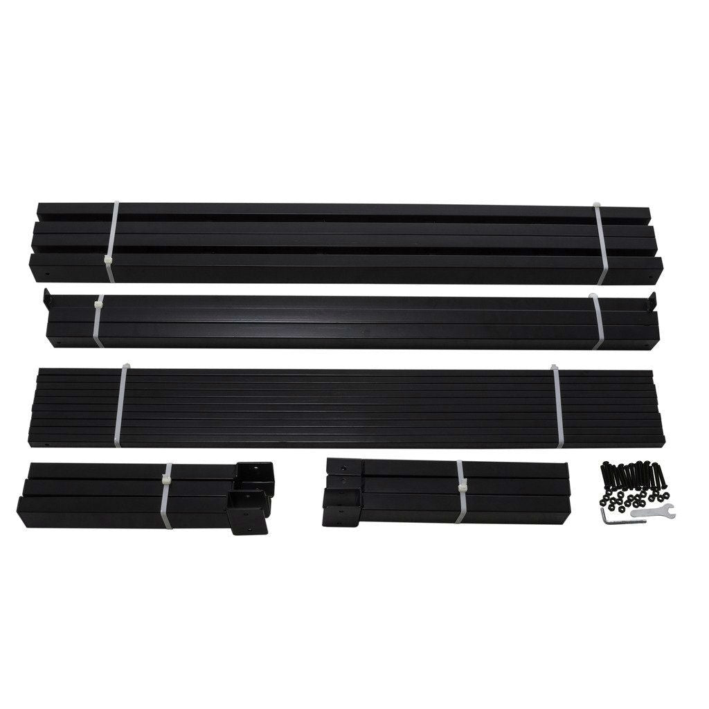 Twin XL Study Black Metal Platform Bed Frame - No Box-Springs Needed