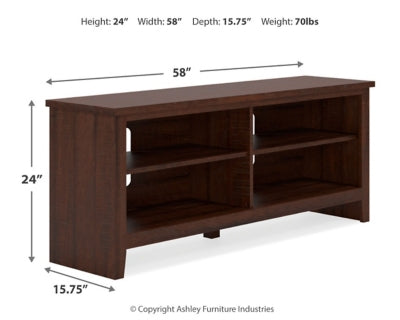 Ashley Signature Design Camiburg 58" TV Stand Warm Brown W283-45