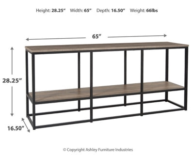 Ashley Signature Design Wadeworth 65" TV Stand Brown/Black W301-10