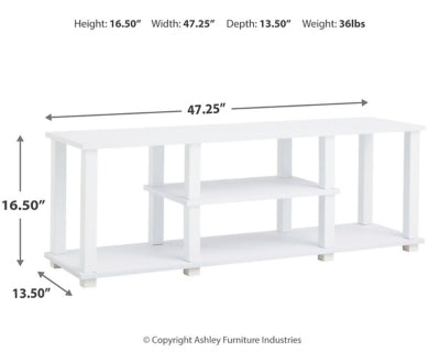 Ashley Signature Design Baraga 48" TV Stand White W410-10