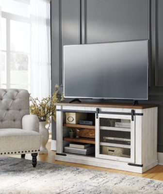 Ashley Signature Design Wystfield 50" TV Stand White/Brown W549-28